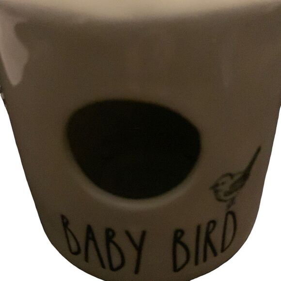 Pre Owned Rae Dunn By Magenta Baby Bird Bird Feeder Artisan Collection Unique - Picture 10 of 13